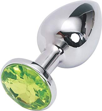 Stainless Steel Attractive Butt Plug Anal Bdsm Jewelry Small (Mint / Baby Green)