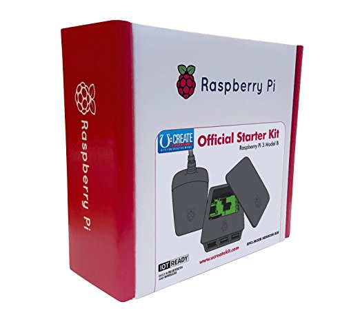U:Create - Raspberry Pi 3 Official Starter Kit (Black, UK / Euro)