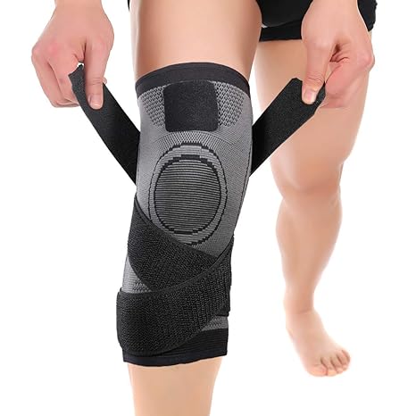 Knee Sleeve,Knee Pads Compression Fit Support-Knee Braces for Men & Women,Suitable for wearing all day,doing housework,weightlifting,basketball,running & other sports-Wear Anywhere Single(Black, S)