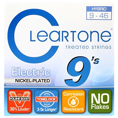 Cleartone Electric .009-.046 Hybrid Strings