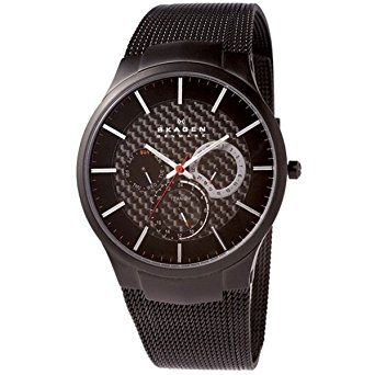 Skagen Men's SK809XLTBB Titanium Black Dial Watch