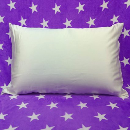 Soft Silker 30mm Silk Pillowcase Queen White