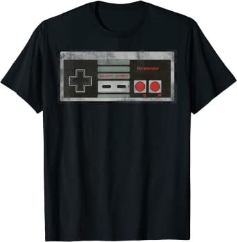 Nintendo NES Controller Retro Vintage Graphic T-Shirt T-Shirt