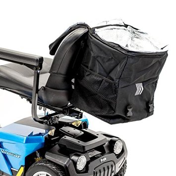 COOLER BAG Insulated Large Compartment for Pride Scooter Power wheelchair Seatback Mount J880