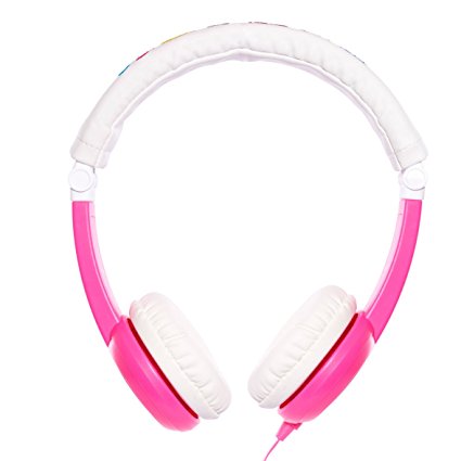 ONANOFF BP-Pink-FD TravelBuddies Kids Headphones, Pink