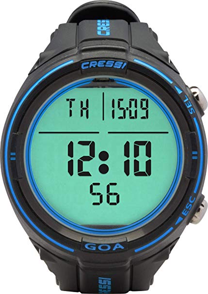 Cressi Goa Dive Watch Computer | 4 Programs - Air/Nitrox, Freediving, Gage | New 2018 | Made in Italy