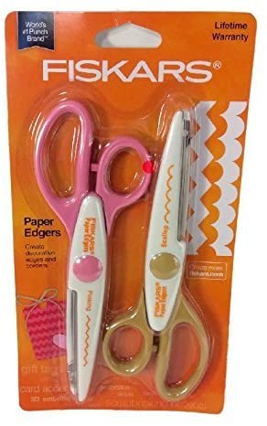 Fiskars Edger Pinking and Scallop, 2-Pack
