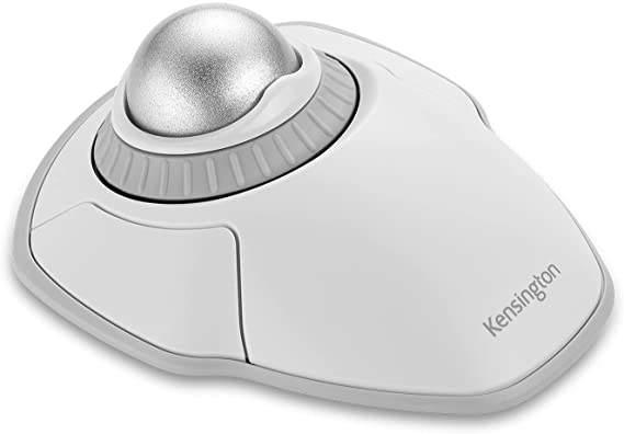 Kensington Orbit Wireless Trackball with Scroll Ring - White (K70991WW)