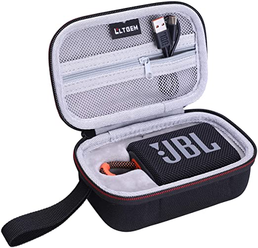LTGEM EVA Hard Case for JBL Go 3 Portable Wireless Bluetooth Speaker - Black