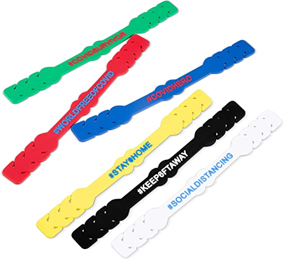 M 6 Colorful Unique Face Mask Extender Strap with Supportive Message| Extender Hook to Protect Ear for Mask Holder| Straps for Face Masks| Anti-Tightening Ear Protector| Mask Strap Extender