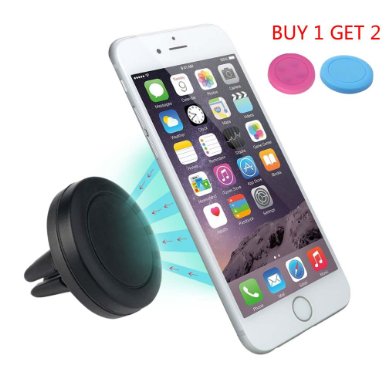 Car Mount GFKing Maggrip Air Vent Magnetic Universal Car Mount Holder for the Galaxy S6s6 Edge Lg G4 Apple Iphone 6 6 Plus 6s 6s Plus Iphone 5s 5c 5 4s Samsung Galaxy S5 S4 S3 HTC M9