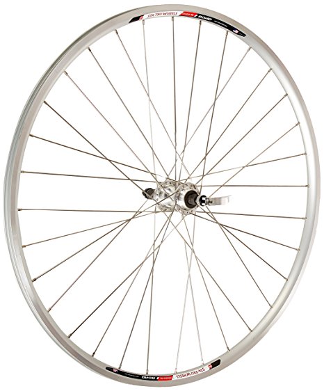Sta-Tru Silver Alloy Freewheel Hub Rear Wheel (700X20)