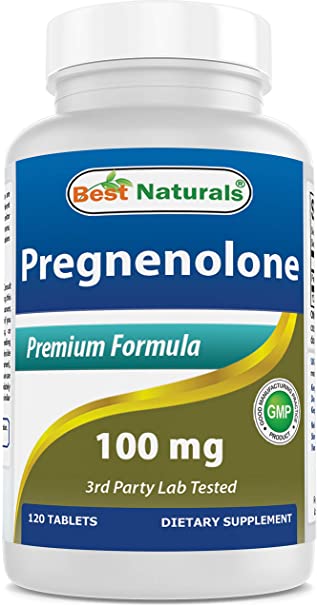 Best Naturals Pregnenolone 100 mg 120 Tablets