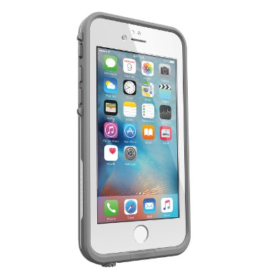 LifeProof 77-52559 Fre Series Waterproof Case iPhone 6 Plus 6s Plus - Retail Packaging - Avalanche Bright Whitecool Gray