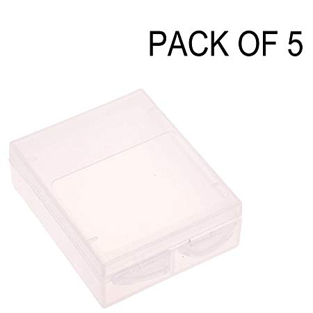 Ogrmar Waterproof Plastic Protective Storage Battery Holder With Clear Color for Gopro Hero 4 Battery, AHDBT-401 5Pcs