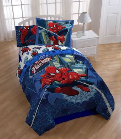 Marvel Spiderman Twin-Full Bed Comforter Superhero Astonish Bedding