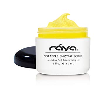 RAYA Pineapple Enzyme Facial Scrub (120) | Exfoliating and Refining Facial Scrub for Combination Skin | Creates a Glowing Complexion | Made with Pineapple Enzymes and Jojoba Beads