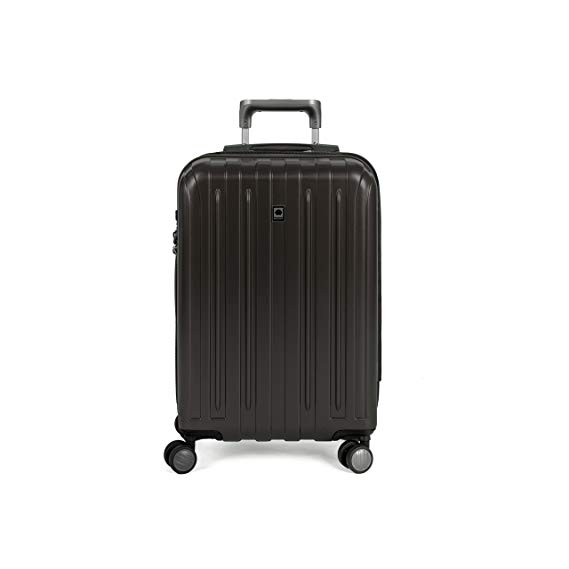 Delsey Helium Titanium Carry-on Exp. Spinner Trolley , Black