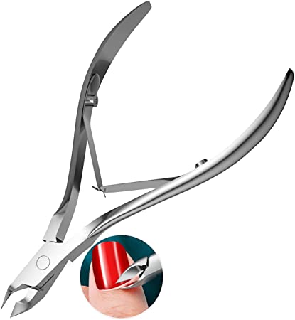 Cleanse® Cuticle Cutter Cuticle Nipper Trimmers 6MM Jaw Stainless Steel Super Sharp Blades, Top Salon Standard Nail Cuticle Cutters&Remover Professional Nail Care Tool for Manicure Pedicure