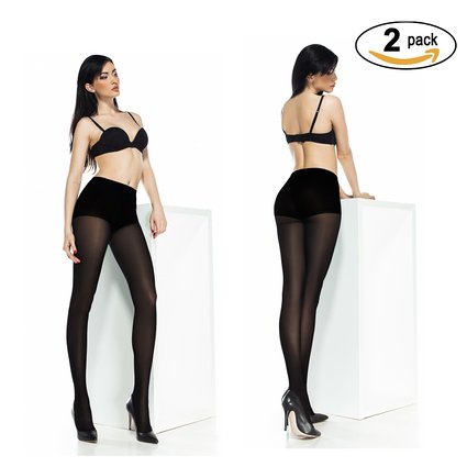 Perfect 2Pack Women Tights Top Control and Silk Reflection Sheer Opaque  Bonus