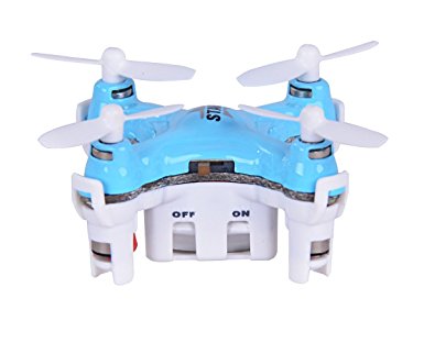 Dayan Anser Super Mini UFO Drone,LED RC Rechargeable Quadcopter,CX-STARS 4CH 6 Axis Gyro Helicopters With 3D Flips Headless Mode RTF---Drones For All Age (Blue)