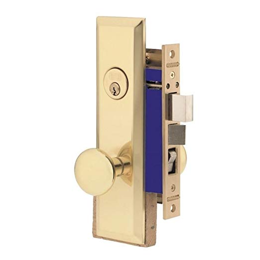 Mortise Lock Entry Lockset Deadbolt for Residential Commercial Backset 2-1/2" (Right Hand)