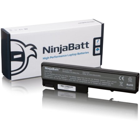 NinjaBatt® New Laptop Battery for HP 486296-001 482962-001 463310-251 KU531AA TD06 TD09 - High Performance [6 Cells/4400mAh/48wh]