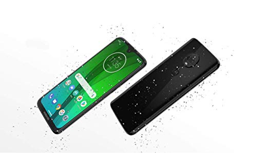 Motorola Moto G7 (64GB, 4GB RAM) Dual SIM 6.2" 4G LTE (GSM Only) Factory Unlocked Smartphone International Model XT1962-4 (Ceramic Black)