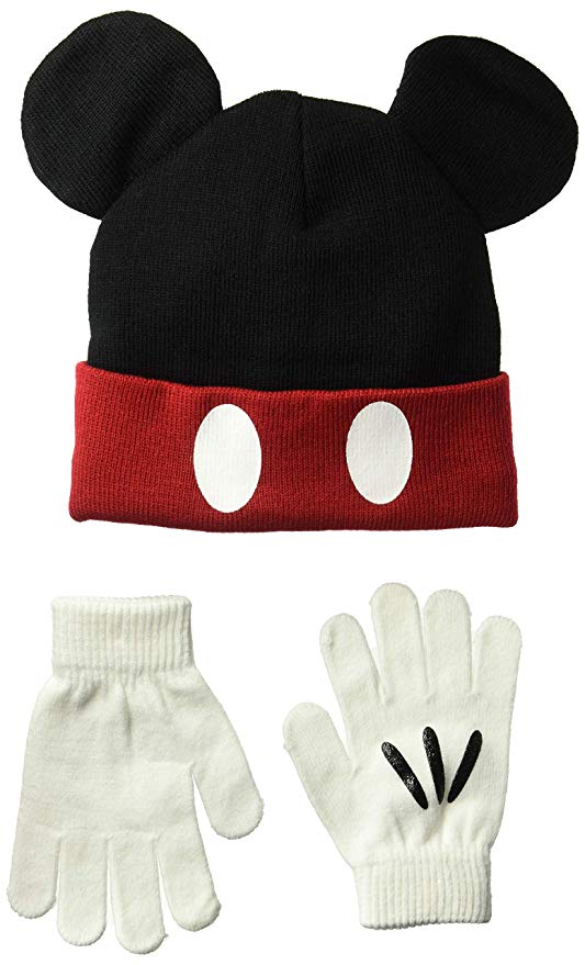 Disney Classics Mickey Mouse Winter Beanie & Glove Set