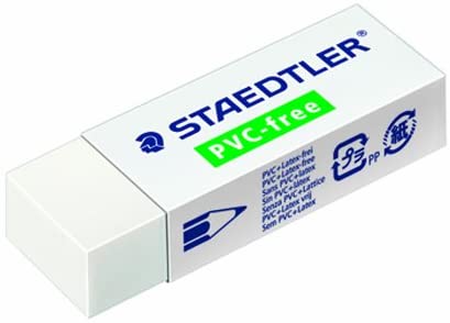 Staedtler PVC Free Eraser, 2-Each (525B20BK2)