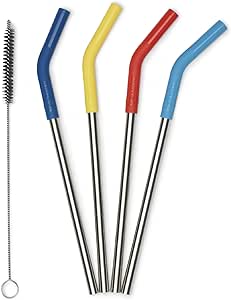 Klean Kanteen Multi Color Straws 4 Pack, 1 EA