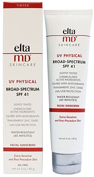 EltaMD UV Physical SPF 41 Facial Sunscreen ,3 oz