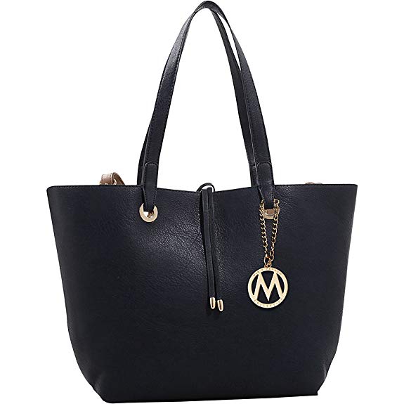 MKF Collection by Mia K. Farrow Kent Tote with Inside Contrast Colored Pouch