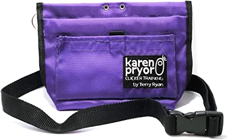 Karen Pryor Clicker Training Purple Treat Pouch by Terry Ryan