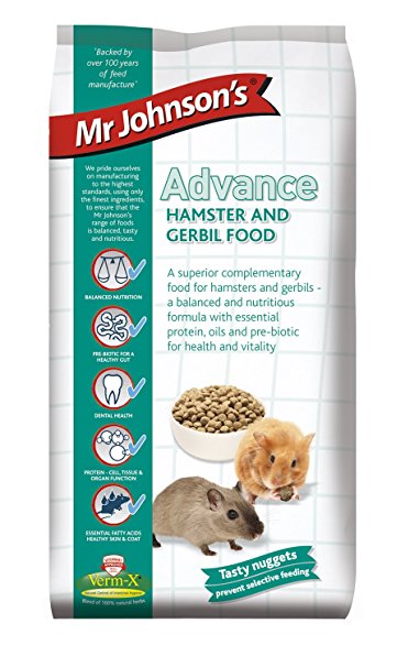 Mr Johnson's Advance Hamster and Gerbil Food, 750 g