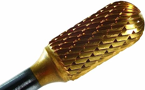 Champion Cutting Tool SC9 Double Cut TiN Coated Carbide Bur