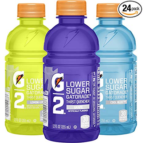 Gatorade G2 Cool Blue Variety Pack,12 oz Bottles (Pack of 24)