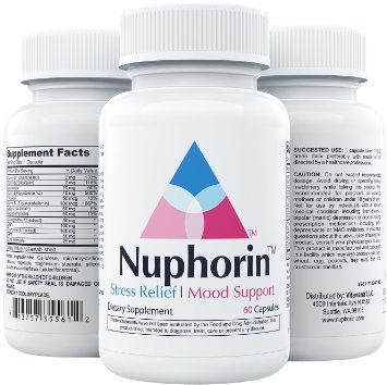 Nuphorin Anxiety Relief  1 Fast-Acting Anxiety Supplement for Anxiety Stress Relief and Panic 60 Capsules  12 Powerful Professional-Grade Ingredients  100 Money-Back Guarantee
