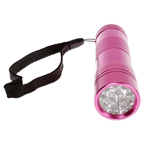 BMC Cute Pink Portable Cordless UV/LED Gel Curing Pocket Size Speed Flashlight