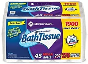 Members Mark Bath Tissue Ultra Premium isBomg, 2Packs (220 Sheets, 45 Rolls)