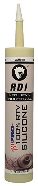 Red Devil Series 08162I RD Pro Industrial Grade RTV 100% Silicone Sealant, Almond, 10.1 oz, 1 - Pack,