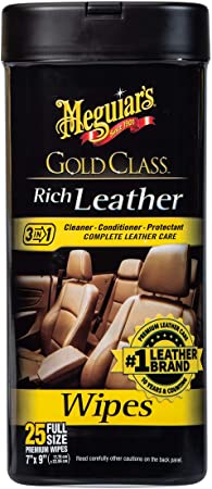 Meguiars Gold Class Rich Leather Wipes