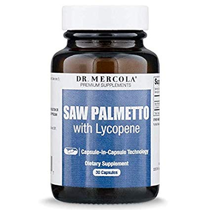 Dr Mercola Saw Palmetto with Lycopene, 30 Capsules