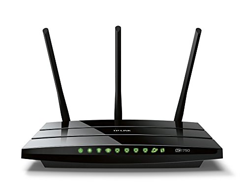 TP-Link AC1750 Dual Band Wireless Gigabit Cable Router, 2 USB, 2.0 Ports, Support Guest Network, UK Plug (Archer C7)