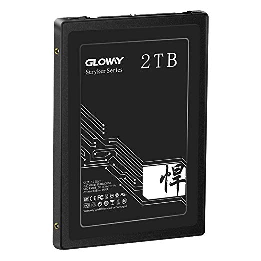 Gloway STK 3D NAND SATA III SSD- 2.5-inch Internal Solid State Drive Work with Notebook and Desktop（2TB）
