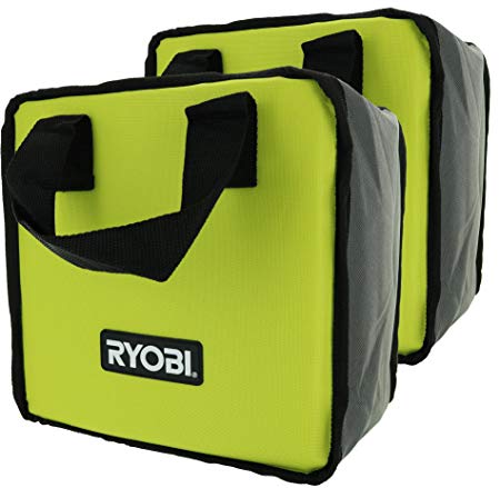 Ryobi Lime Green Genuine OEM Tool Tote Bag (2 Pack) (Tools Not Included)