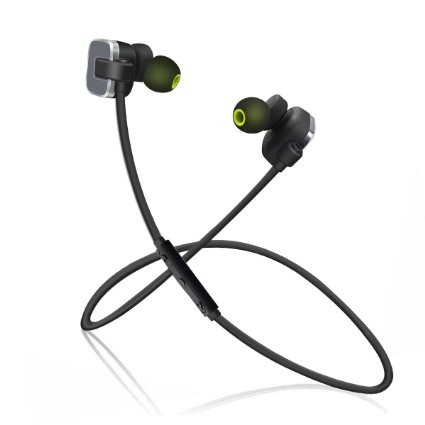 TAIR Wireless Bluetooth HeadphoneSports Headset With MicMagnet AttractionWaterproof Bluetooth HeadphonesCool Black