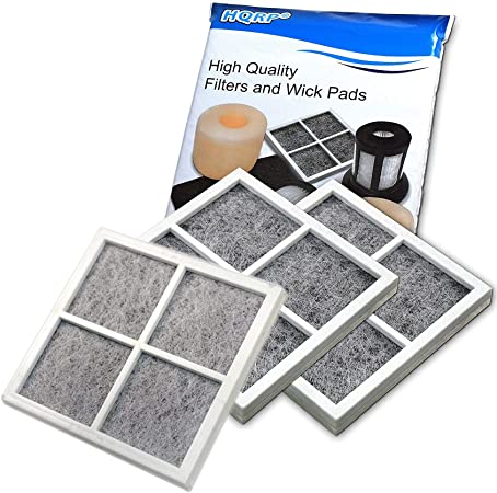 HQRP 3-Pack Air Filter works with LG LFX28968SB LFX28968SW LFXC24726D LFXC24796D LFXS29626B LFXS29766S LFXS30786S LFXS30796D LFXS32726S LFXS32736D Refrigerator