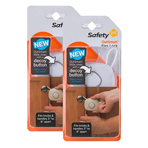 Safety 1st OutSmart Flex Lock, 2 Pack, White