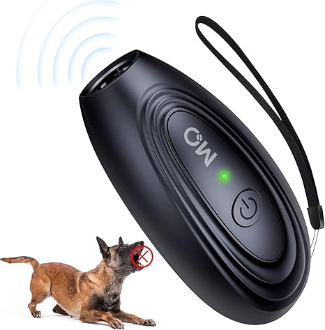 Anti Barking Device Ultrasonic Dog Bark Deterrent for Large Small Dogs Anti-Baking Ultrasonic Dog Barking Control Device Anti Bark Device for Barking Dog Deterrent Sonic Dog Training Stop Dog Barking